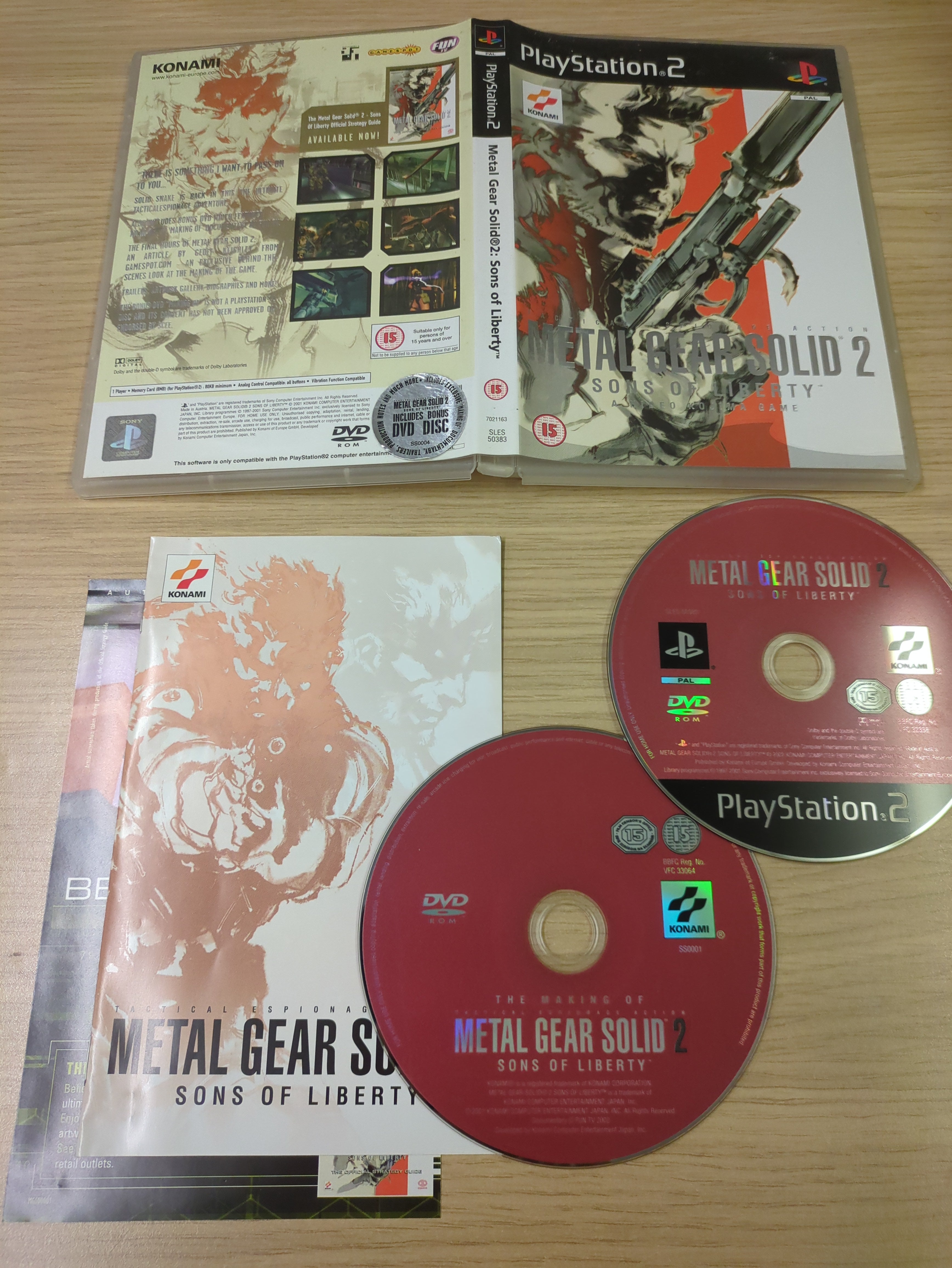 Metal Gear Solid 2: Sons of Liberty Sony PS2 game Metal Gear Solid 2: Sons of Liberty Sony PS2 game